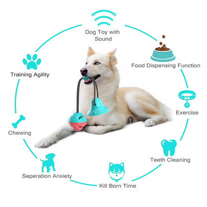 Interactive Leaking Slow Feeder Chew Toy